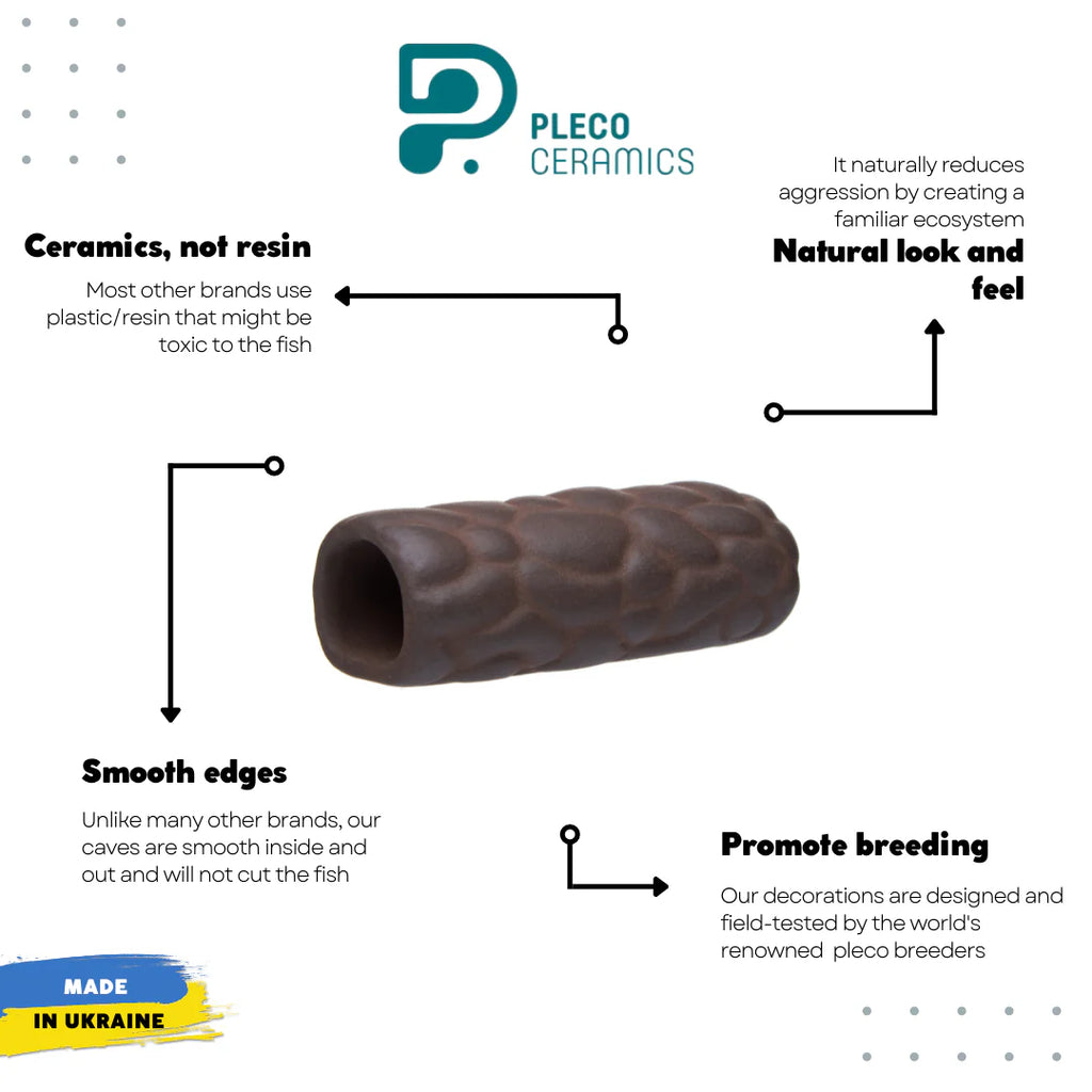 Pleco Ceramics Breeding Cave Bubble