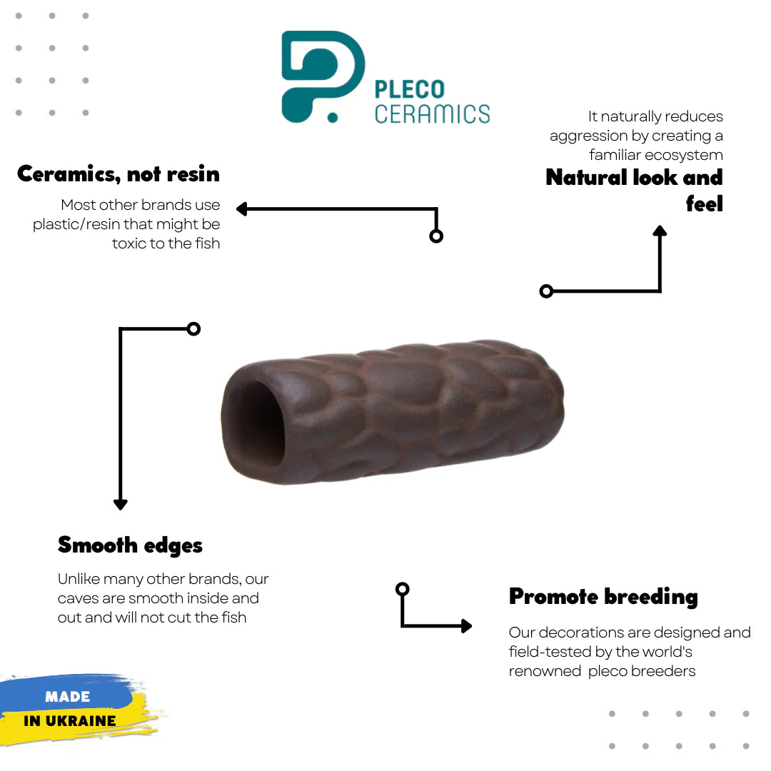 Pleco Ceramics Breeding Cave Bubble